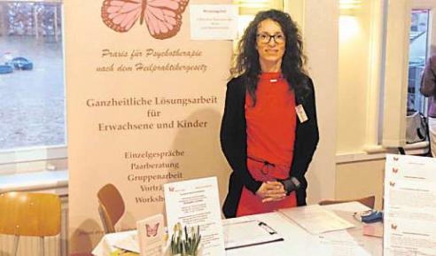 Einer der Stände amInfotag der Lübecker Heilpraktiker. Einer der Stände amInfotag der Lübecker Heilpraktiker.