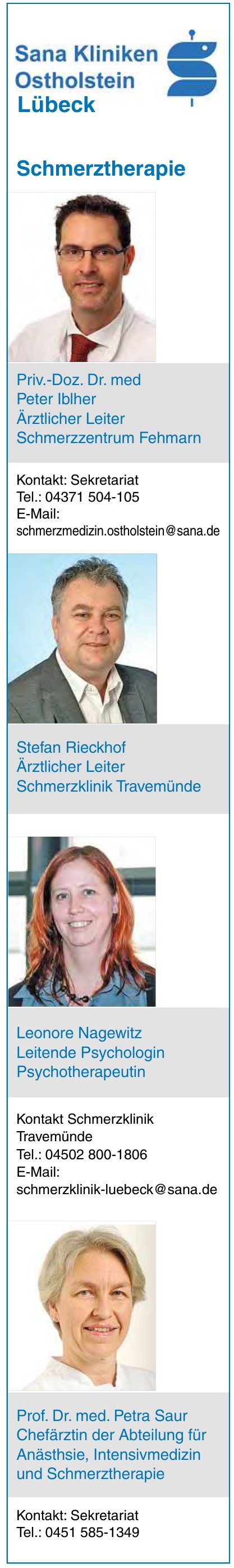Sana Kliniken Ostholstein Lübeck