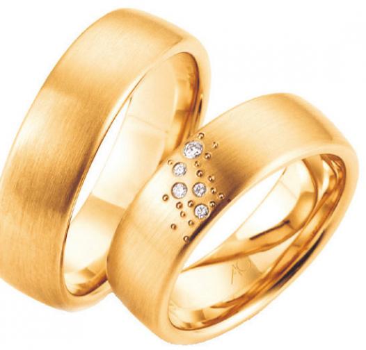 Ob Rosé-, Rot-,Weißgold, mit oder ohne Steine, bei Juwelier Mahlberg finden Paare ihren perfekten Trauring für ihren großen Tag. FOTOS: HFR