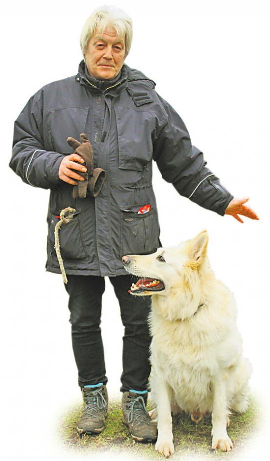 Heiko Schwarm hat vor sechs Jahren mit seinem Hund Odin zum GHV-Mosling gefunden. FOTO: CP Heiko Schwarm hat vor sechs Jahren mit seinem Hund Odin zum GHV-Mosling gefunden. FOTO: CP