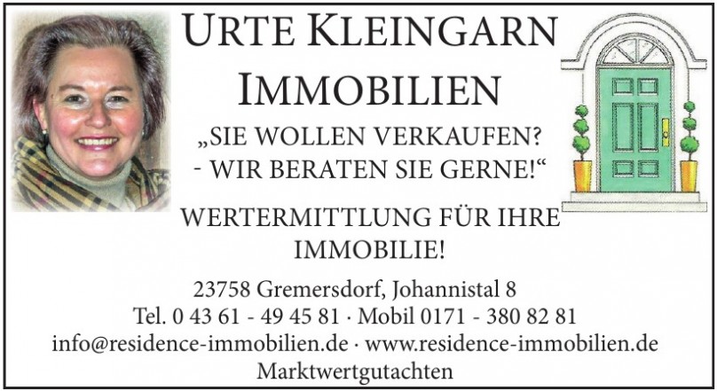 Urte Kleingarn Immobilien