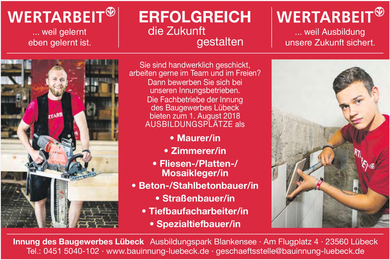 Innung des Baugewerbes Lübeck
