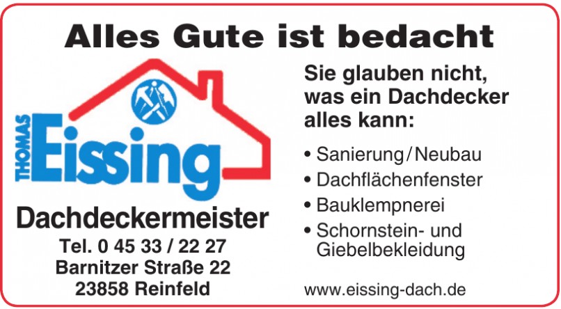 Eissing Dachdeckermeister