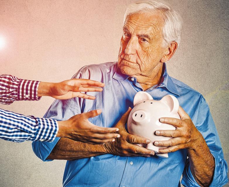 Immer wieder bringen Trickbetrüger mit verbrecherischen Machenschaften ältere Menschen um ihr Geld oder ihre Wertgegenstände. Die Sparkasse Holstein veranstaltet daher zwei Aktionstage „Schutz vor Trickbetrügern“. FOTO: HFR