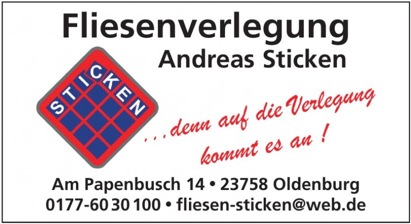 Fliesenverlegung Andreas Sticken