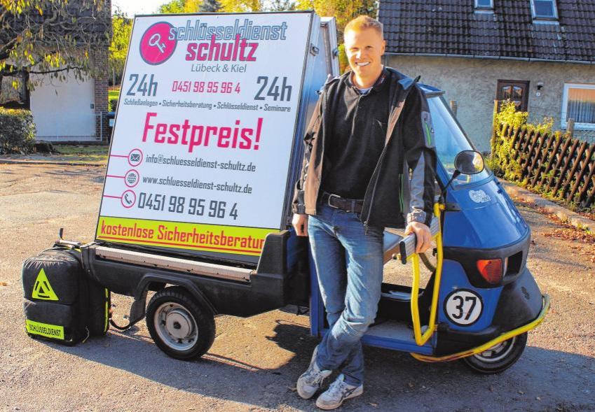 David Schultz erteilt eine kostenfreie und unverbindliche Sicherheitsberatung. FOTO: PHILIPP AISSEN David Schultz erteilt eine kostenfreie und unverbindliche Sicherheitsberatung. FOTO: PHILIPP AISSEN